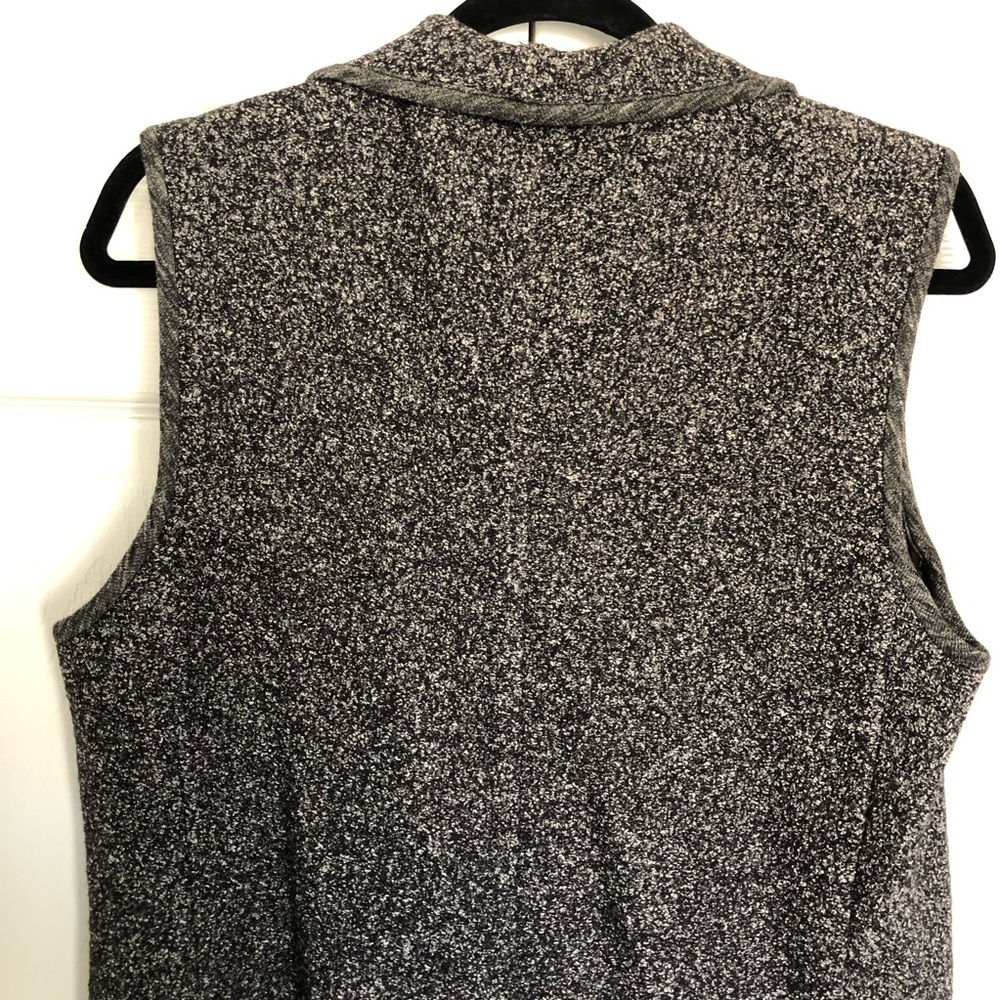 Vince Heather Grey Draped Sleeveless Wool Blend Casual Vest Size XS - Picture 9 of 11